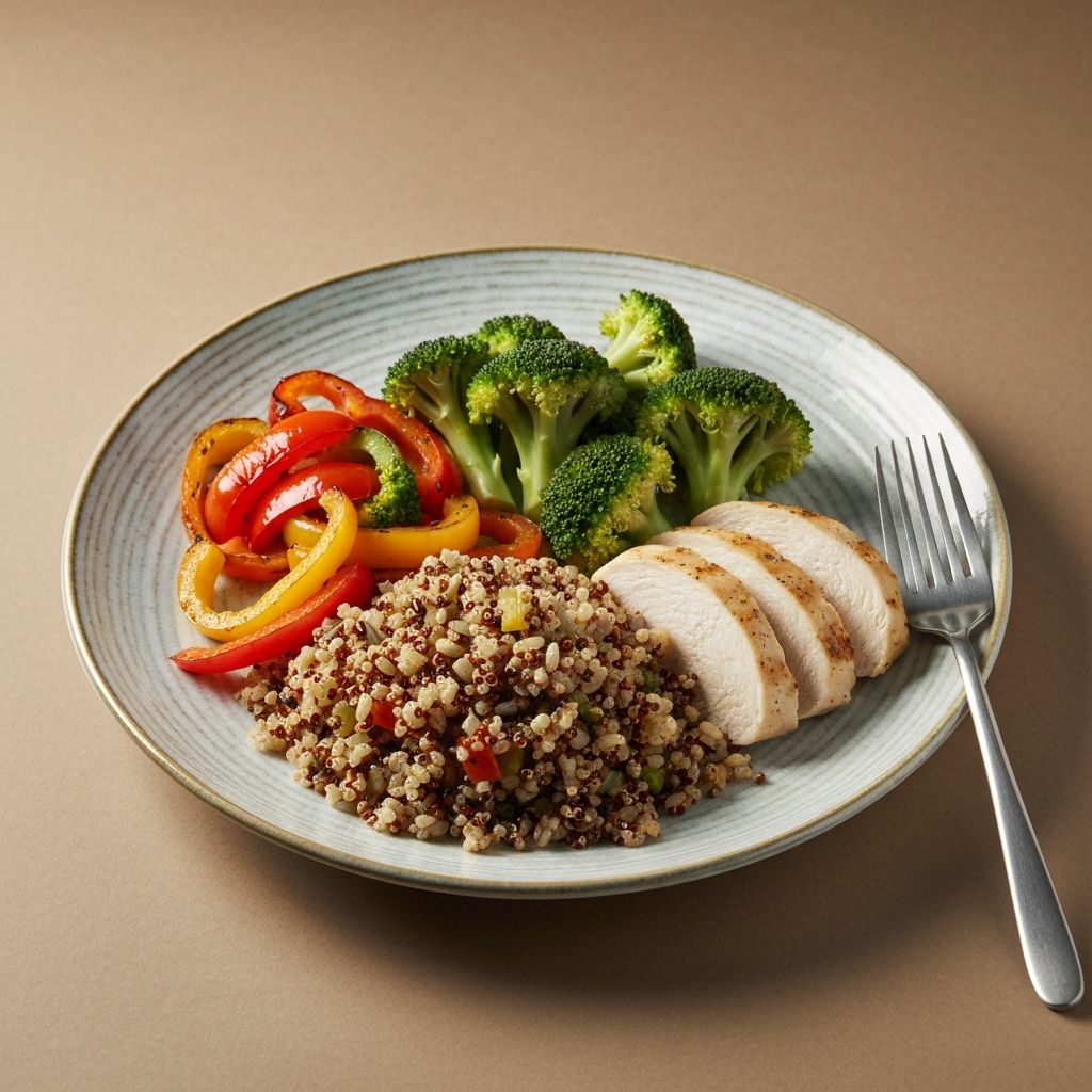 Ausgewogene Mahlzeit